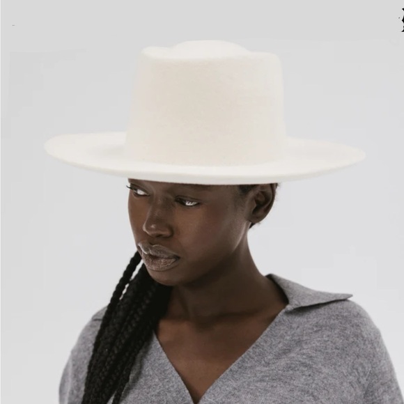 GIGI PIP Ty Upturned Brim Wool Hat Wide Brim - Picture 13 of 15